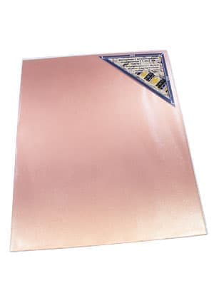 Panel VT-4A2, Материал с высокой теплопроводностью, Al=1,0vmm, Prepreg=0,075mm, Cu=35mkm, Ламинат с алюминиевым основанием, теплопроводность 2.2 Вт/(м К),  253х203мм
