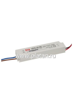 LPHC-18-700, AC/DC LED, 6-25В,0.7А,17.5Вт,IP67 блок питания для светодиодного освещения