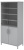 Шкаф для хранения лабораторной посуды Mod. Совлаб ШП-800/5: 800х500х1950 мм верх. дверь стекло, 4 съ