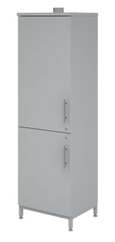 Шкаф для хранения химических реактивов Mod. Совлаб ШР-800/5: 800х500х1950 мм двери металл., 4 съемны