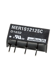 MER1S1212SC, DC/DC TH 1Вт 12-12В SIP Single
