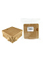 SQ1401-0713, Распаячная коробка ОП 100х100х55мм, крышка, сосна,  IP54, 8вх. инд. штрихкод