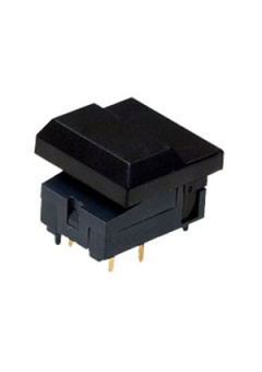 MP86-B0-G, кнопка без св.диод черн. 24В 12mА