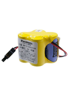 BR-2/3AGCT4A со штекером, Элемент питания литиевый 2600mAh 6В (сборка-4 элемента BR-2/3AG)