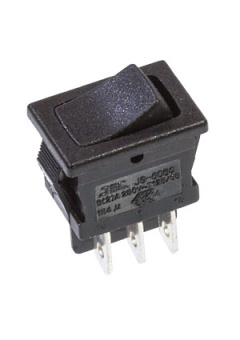 JS-606QB2BBOT-G, выключатель 2xON-ON 250B 10A (аналог R13-66)