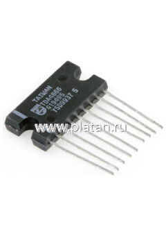 TDA4866, SIL9P, Драйвер кадpовой pазвеpтки ТВ/ЭЛТ (2А)