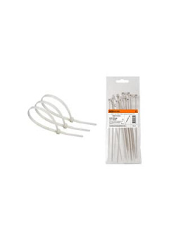 SQ0515-0316, Хомут 4,8х120мм нейлон (белый) (50 штук)