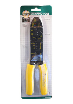 8PK-313B, Кримпер для резки/зачистки проводов, обжима клемм, болторез (235мм)