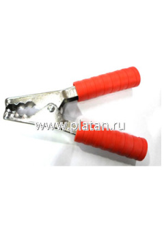 AG-T230-P, красный, Зажим "Крокодил" с изолятором, 200-300А, 150мм