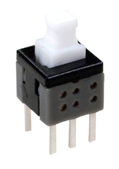 PS580L, кнопка с фикс 5,8*5,8мм 30В 0,1А
