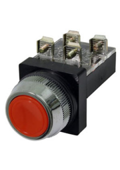 FPB-2511(R), FPB-2511 кнопка на панель Ф25 красн