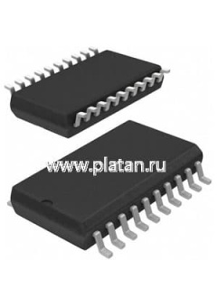 ADM3053BRWZ, Изолированный CAN трансивер с интегрированным изолированным DC-DC конвертером, 1Mbps, 5В [SO-20]