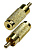 2-199G, переход RCA "шт" - 2.5мм "гн" стерео металл "позолоченный"