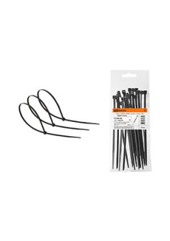 SQ0515-0322, Хомут 2,5х60мм нейлон (черный) (25 штук)