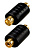 2-321G x, переход MINI DIN 4 pin (S-VHS) "шт" - RCA "гн" пластик