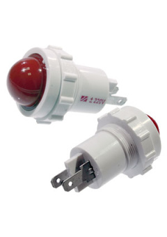 СКЛ12-К-2-220, Лампа полупроводниковая коммутаторная (красная) 220В