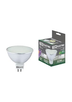 SQ0340-0062, Лампа светодиодная MR16-7 Вт-220 В -3000 К GU 5,3 SMD (с матовым стеклом)