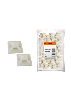 SQ0516-0003, Площадка самоклеющаяся 30х30 под хомуты (100шт)