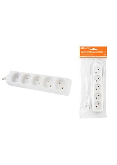 SQ1303-0221, Удлинитель бытовой  У5  5 гнезд, 3метра, без заземления, ПВС 2х0,75мм2  10А/250В TDM