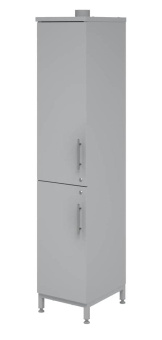 Шкаф для хранения химических реактивов Mod. Совлаб ШР-900/4: 900х400х1950 мм двери металл., 4 съемны