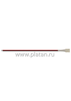 NLSC-10mm-W-PC-IP20 (71486), Коннектор для (светод.лента + адаптер)  (1шт)