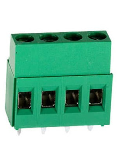 282856-4, TERMI-BLOK4, клеммник винтовой 5мм 4 конт.