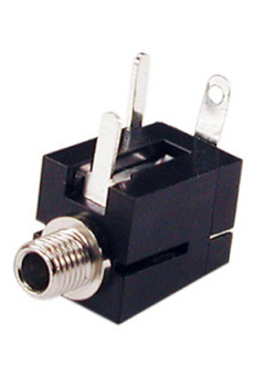 PY-401C-A (W/NUT), PY-401C гнездо моно 2.5мм с резб.