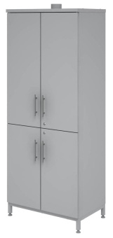 Шкаф для хранения химических реактивов Mod. Совлаб ШР-400/4: 400х400х1950 мм двери металл., 4 съемны