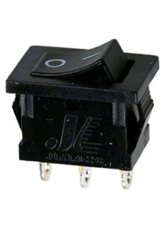 KCD-108 ВЫКЛЮЧАТЕЛЬ ON-OFF 250В  3А БЕЗ ПОДСВЕТКИ